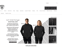 Tablet Screenshot of beseenclothing.com